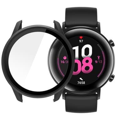Suojakuori näytönsuojalla Huawei Watch GT2:lle 42 mm Musta