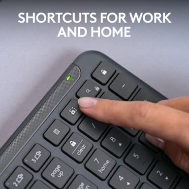 Logitech K950 Slim näppäimistö (grafiitti)