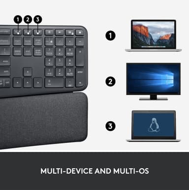 Logitech Ergo K860 ergonominen näppäimistö