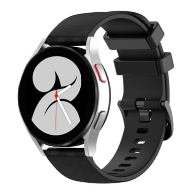 Silikoniranneke Garmin Vivoactive 4 / Vivoactive 3 / Venu 22 mm Musta 22 mm