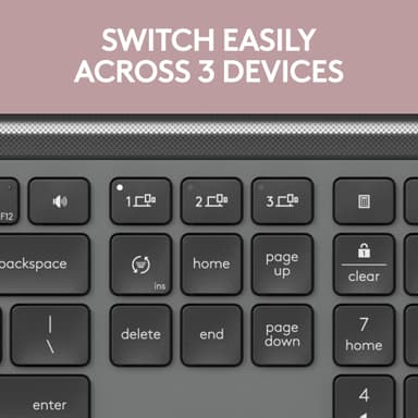Logitech MK950 Slim Combo näppäimistö ja hiiri (grafiitti)