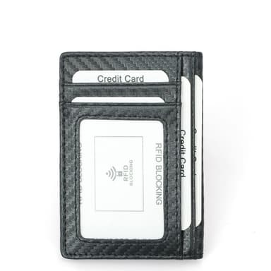 Luottokorttikotelo RFID-suojauksella Musta
