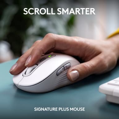 Logitech MK950 Slim Combo näppäimistö ja hiiri (valkoinen)