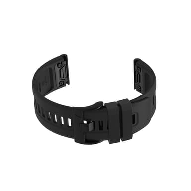 Silikoni kellohihna Garmin Fenix 7x:lle Musta