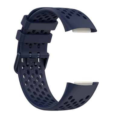 Silikonirannekoru Fitbit Charge 6/5 -laitteelle Tummansininen