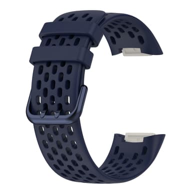 Silikonirannekoru Fitbit Charge 6/5 -laitteelle Tummansininen
