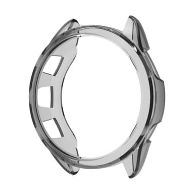 TPU-kellon suojakotelo Garmin Forerunner 165:lle Läpinäkyvä + musta