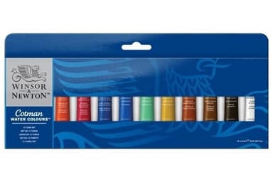 Cotman Water Color Tubset 12x8ml