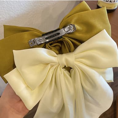 Bowknot-hiusklipsi Musta