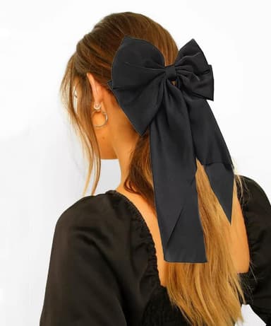 Bowknot-hiusklipsi Musta