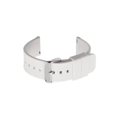 Universaali silikonirannekello Valkoinen 21 mm
