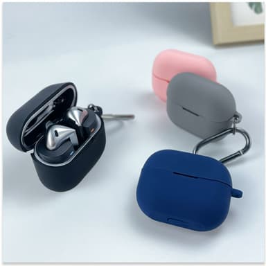 Silikonikotelo Samsung Galaxy Buds3/Buds3 Prolle Tummansininen