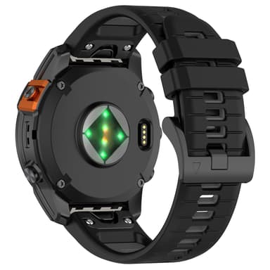 Pikakiinnitys vaakasuorat linjat kaksisävyinen rannekello Garmin Fenixille Monivärinen 20 mm