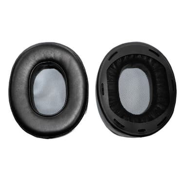1 pari lampaannahkaisia korvatyynyjä SONY MDR-1ADAC/1ABT/1A1R/1RBT Musta