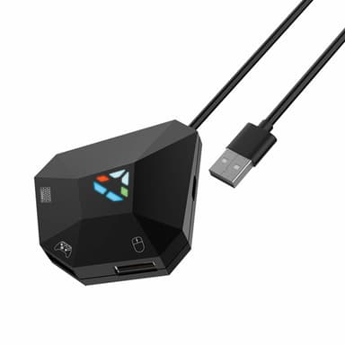Nintendo Switchin, PS4:n, Xbox One/360:n ja PS3:n kanssa yhteensopiva hiiri/näppäimistösovitin