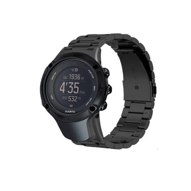 Premium-ranneke Suunto Ambit 3:lle Musta