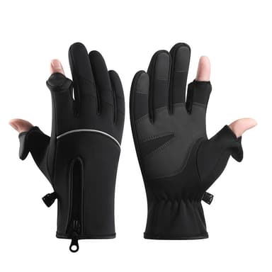 Outdoor Anti-Slip Plus samettilämpöä ja kylmää suojaavat kosketusnäytön käsineet L