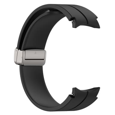 Silikonirannekello taitettavalla soljella Musta S Samsung Galaxy Watch5 Pro