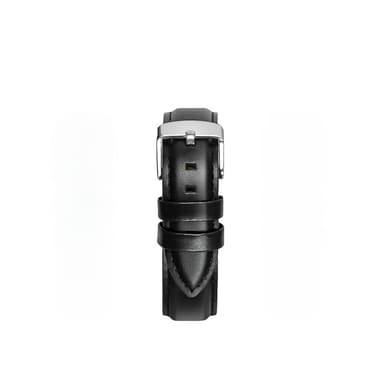 Retro kellon ranneke aitoa nahkaa DW-kelloille 20 mm Musta