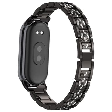 Xiaomi-kelloranneke jalokivillä, 8/8NFC/9/9NFC Musta