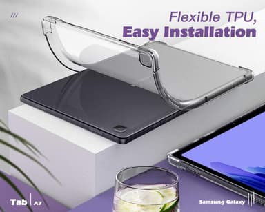 Samsung Galaxy Tab A7 10.4"" kansi TPU läpinäkyvä