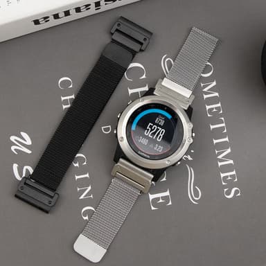 Pikakiinnitysranneke Garmin Fenix 7/6 / Tactix 7 pro:lle Hopea 22mm