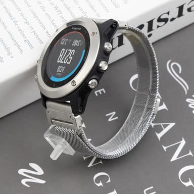 Pikakiinnitysranneke Garmin Fenix 7/6 / Tactix 7 pro:lle Hopea 22mm