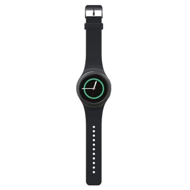 Silikoninen kelloranneke Samsung Galaxy Gear S2 SM-R730/SM-R720 Musta