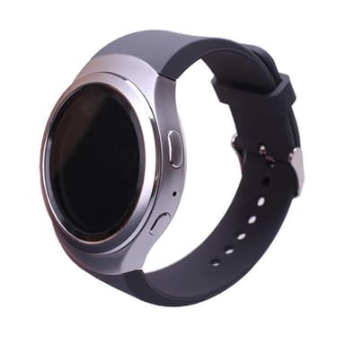 Silikoninen kelloranneke Samsung Galaxy Gear S2 SM-R730/SM-R720 Musta