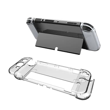 Nintendo Switch OLED-kotelo lisävarusteineen 9 osaa Musta