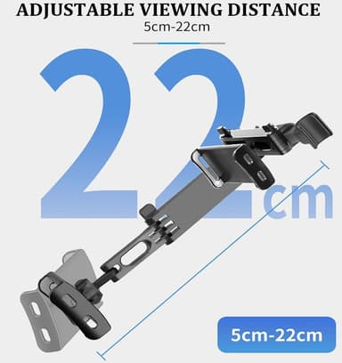 Taitettava teline autoon puhelimelle ja tabletille 4-11""