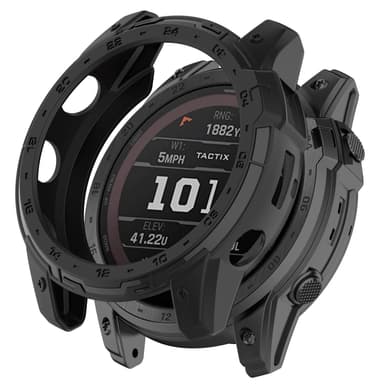 Älykäs suojakellokotelo Garmin Tactix7 MAOLED-kellolle Musta