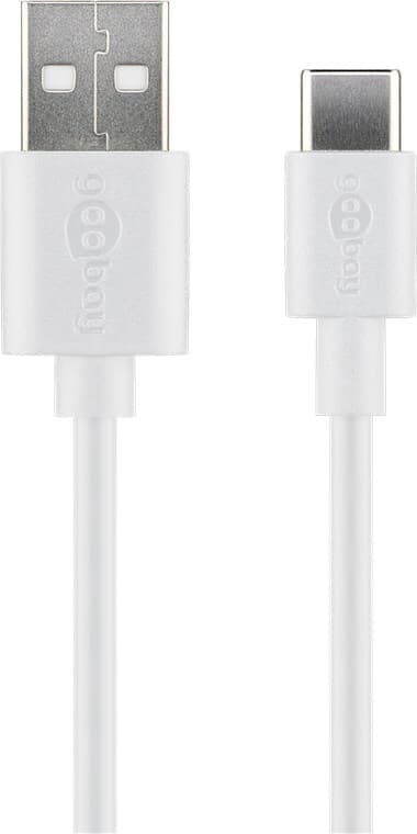 USB-Câ„¢ lataus- ja synkronointikaapeli (USB-A > USB-Câ„¢)