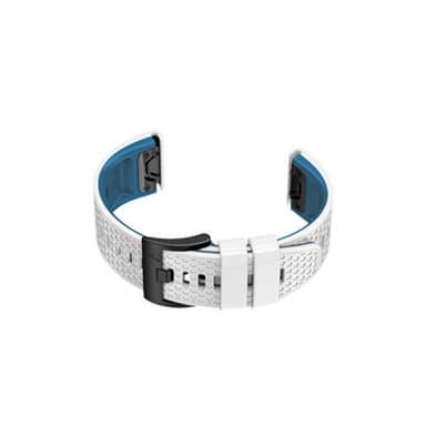 Silikonihihna Garmin Fenixille 7/7x/6/6x Valkoinen + sininen