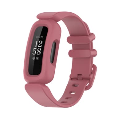 Silikoniranneke Fitbit Inspire 2:lle, Fitbit Ace 3:lle Punainen