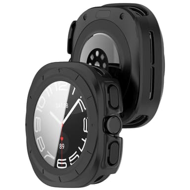 Samsung Watch Ultra 47 mm kotelo sisäänrakennetulla näytönsuojalla Musta