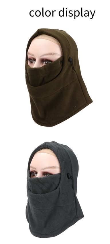 Talvi Balaclava huppu Musta S