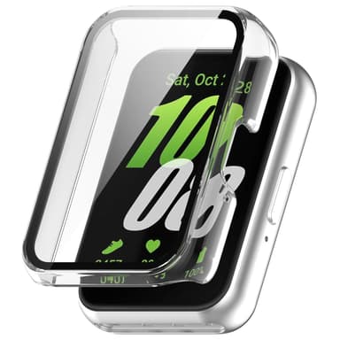 Suojus karkaistusta lasista näytönsuojalla Samsung Galaxy Fit 3:lle (SM-R390) Läpinäkyvä