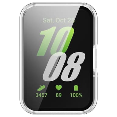Suojus karkaistusta lasista näytönsuojalla Samsung Galaxy Fit 3:lle (SM-R390) Läpinäkyvä