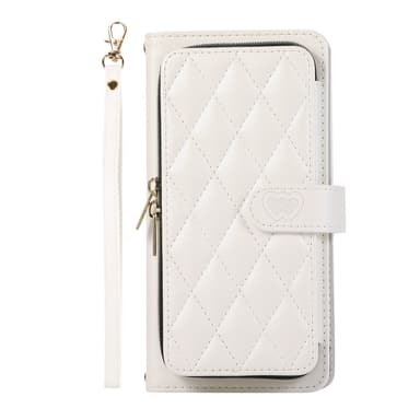 Vetoketjullinen läppäpuhelinkotelo - lompakkokotelo luottokorttipaikalla iPhone 13 Pro max