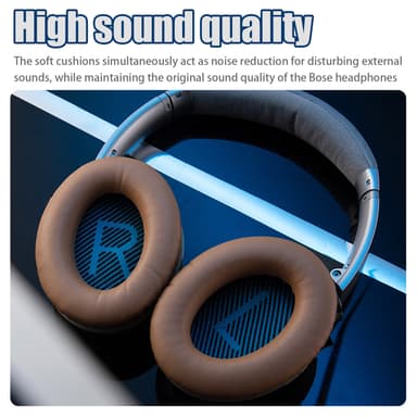 Korvapehmusteet Bose QC15 QC25 QC35 AE 2:lle Beige