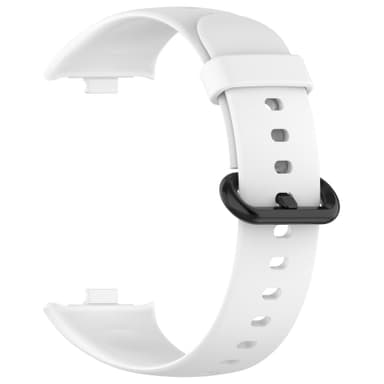 Silikonihihna Redmi Watch 4:lle, Xiaomi Band 8 Prolle Valkoinen