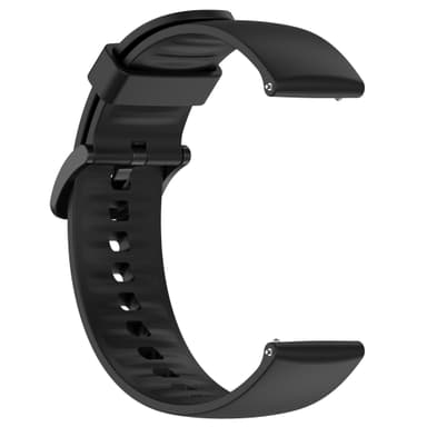 Universaali kellon ranneke Musta 22 mm