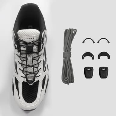 Salomon Quicklace kengännauhat Harmaa M