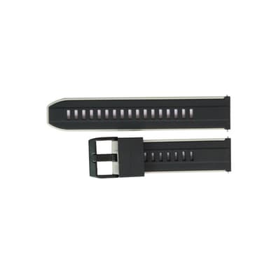 Silikoniranneke Huawei Watch GT2E/GT2:lle 46 mm/GT 46 mm Tummanharmaa