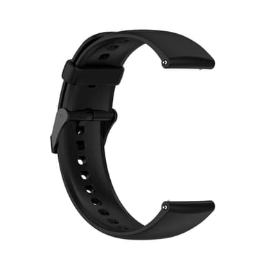 SKG V9 Pro, Amazfit Bip5 Unity nestesilikoninen kellohihna Musta