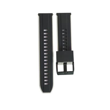 Silikoniranneke Huawei Watch GT2E/GT2:lle 46 mm/GT 46 mm Tummanharmaa