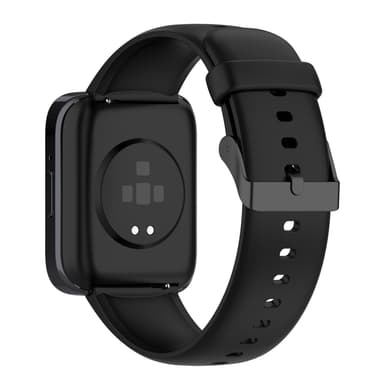 SKG V9 Pro, Amazfit Bip5 Unity nestesilikoninen kellohihna Musta