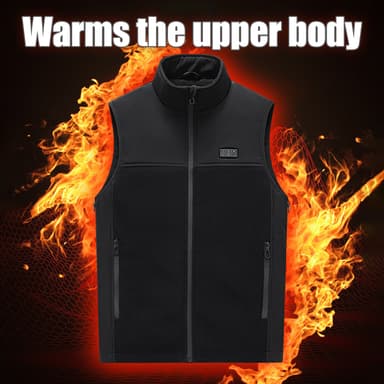 Lämmitysliivi 13 lämmitysaluetta musta L/XL