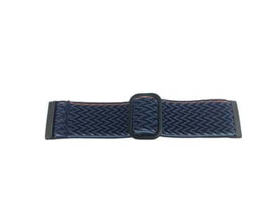 Nylon kellon ranneke Fitbit Versa 3/4:lle Tummansininen